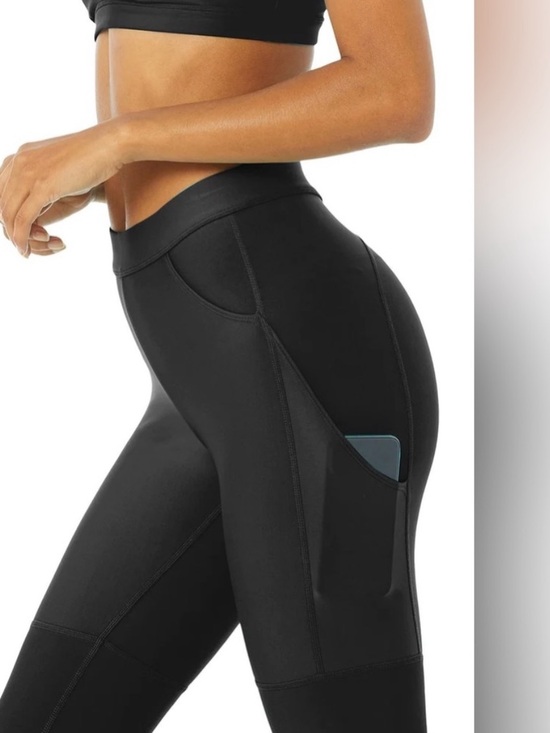 ALO Yoga Pants - Alo Yoga High Waist 4 Pocket Utility Legging Black Sz Medium